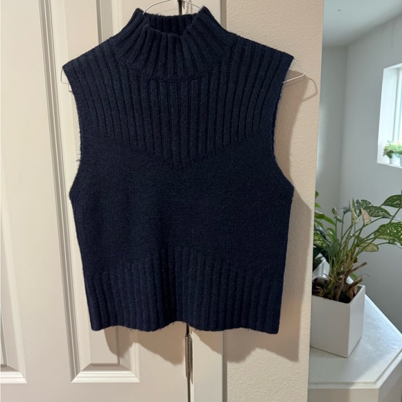 Steve Madden Sweaters - Steve Madden Dark Blue Knit Vest
